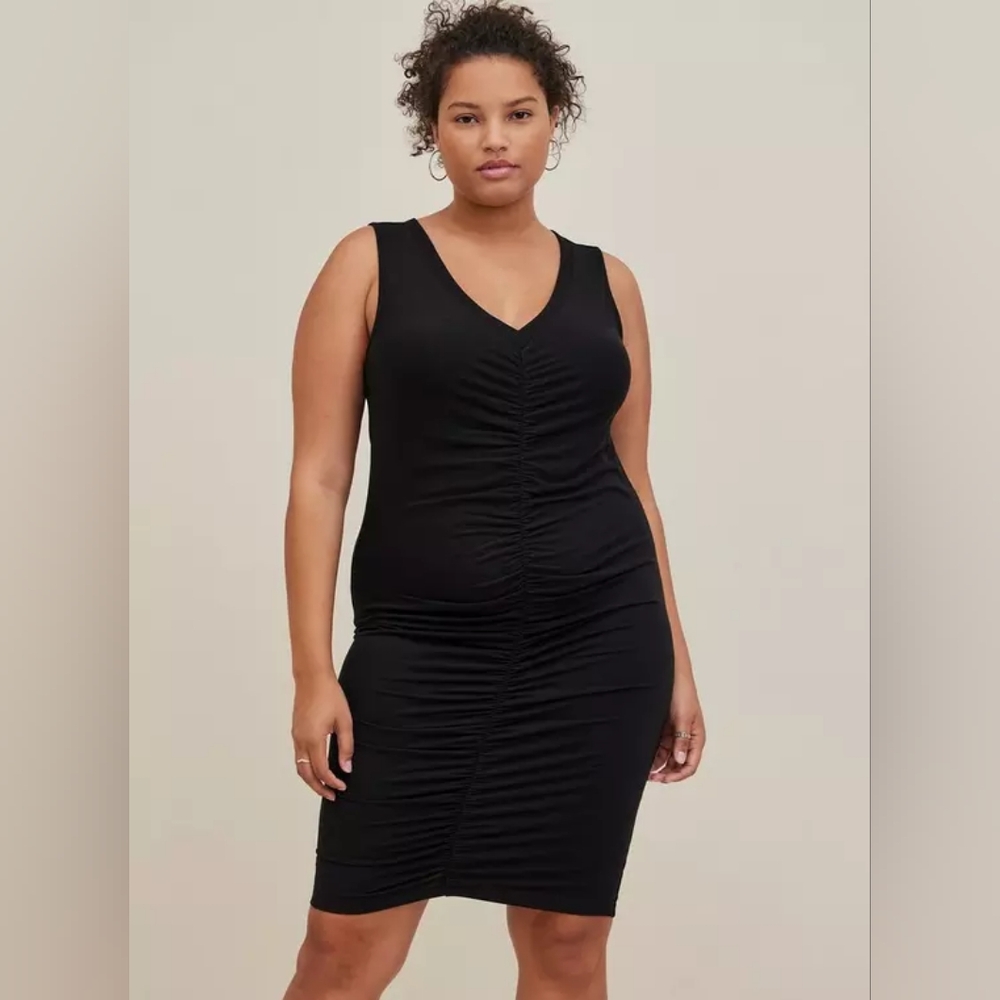 Torrid 💖 NWT 💖 Mini Jersey Ruched Bodycon Dress Size 2